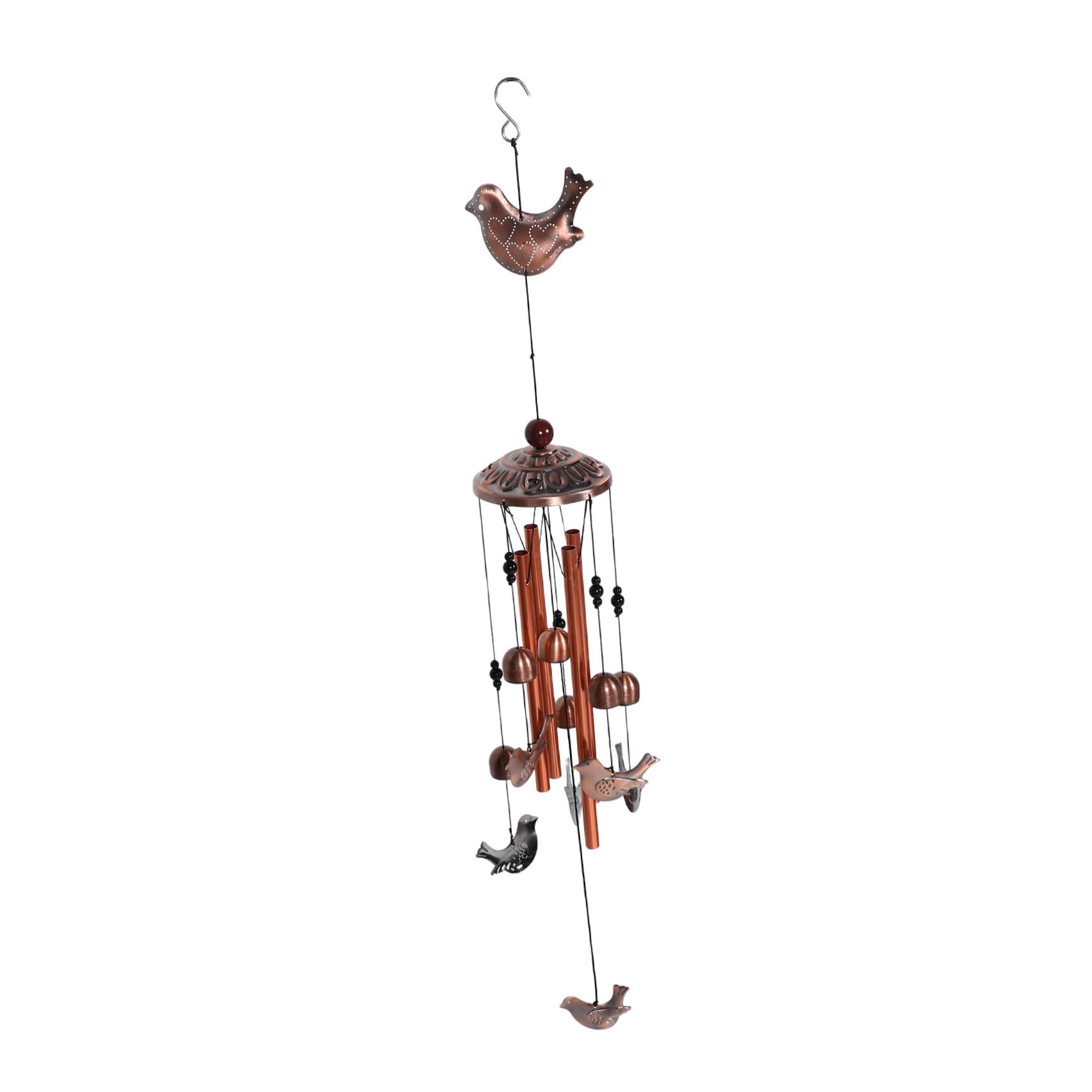 Oiseau en métal éolien pour jardin et terrasse décorative champêtre