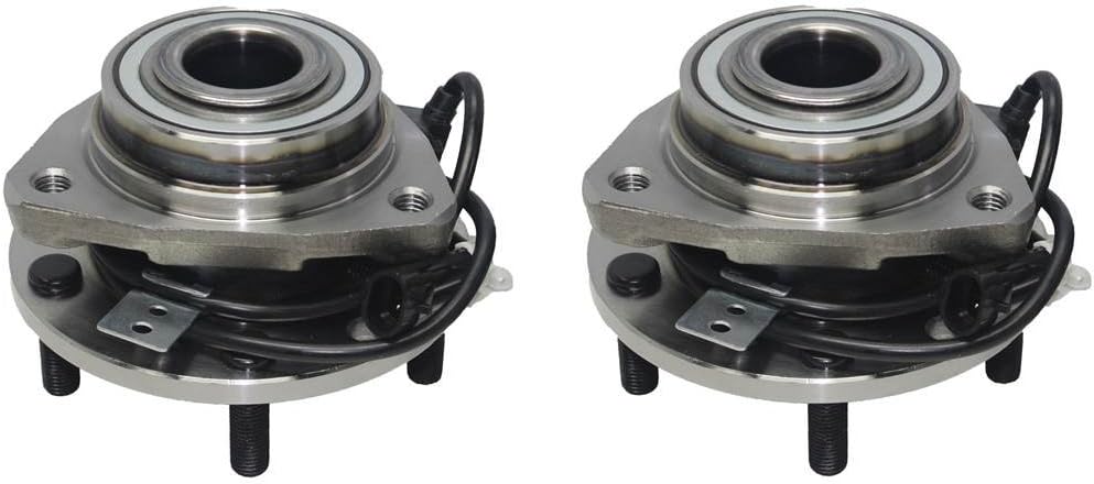 PartsW-14 Pcs Front Suspension Kit For Chevy Blazer, S10/GMC Jimmy, GMC Sonoma/Wheel Bearing and Hub Assembly+Tie Rod Adjusting Sleeves+Inner and Outer Tie Rod Ends+Upper & Lower Ball Joints