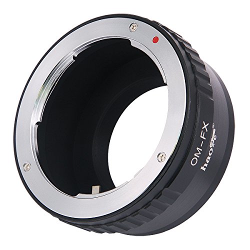Haoge Manual Lens Mount Adapter For Olympus Om Zuiko Lens To Fujifilm Fuji X Fx Mount Camera Such As X-A10 X-A20 X-E1 X-E2 X-E2S X-E3 X-H1 X-M1 X-Pro1 X-Pro2 X-T1 X-T2 X-T3 X-T10 X-T20 X-T30 X-T100 #TOP1