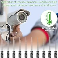 LongZYU 50 Stück Kondensator, 10µf 63V Elektrolytkondensatoren Aluminium – Ansicht 6