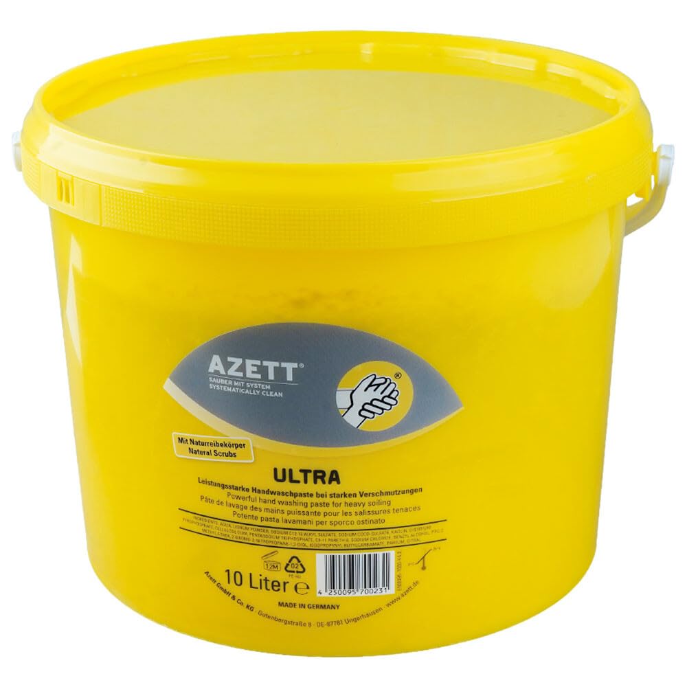 Handwaschpaste Azett Ultra Waschpaste mit Doppelwirkung 10 Liter, 1 Eimer