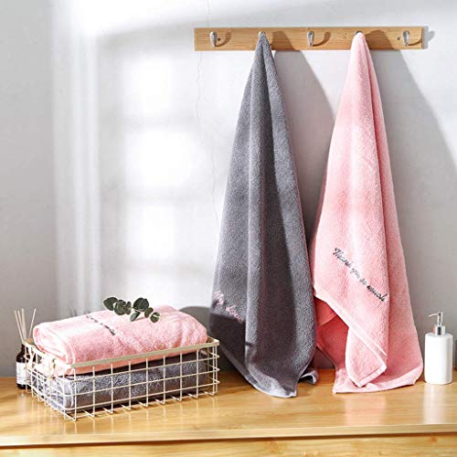 Drap de Bain Séchage Rapide et Absorbant | Lot de 2 Serviettes de Bain Coton