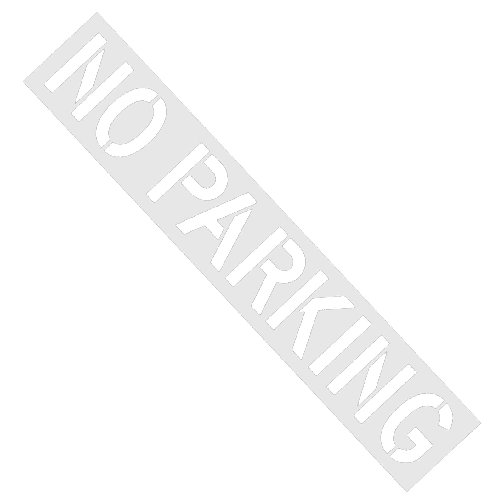 Silicone Parkverbot Schablonen 41 x 264 cm Wiederverwendbare Faltbare