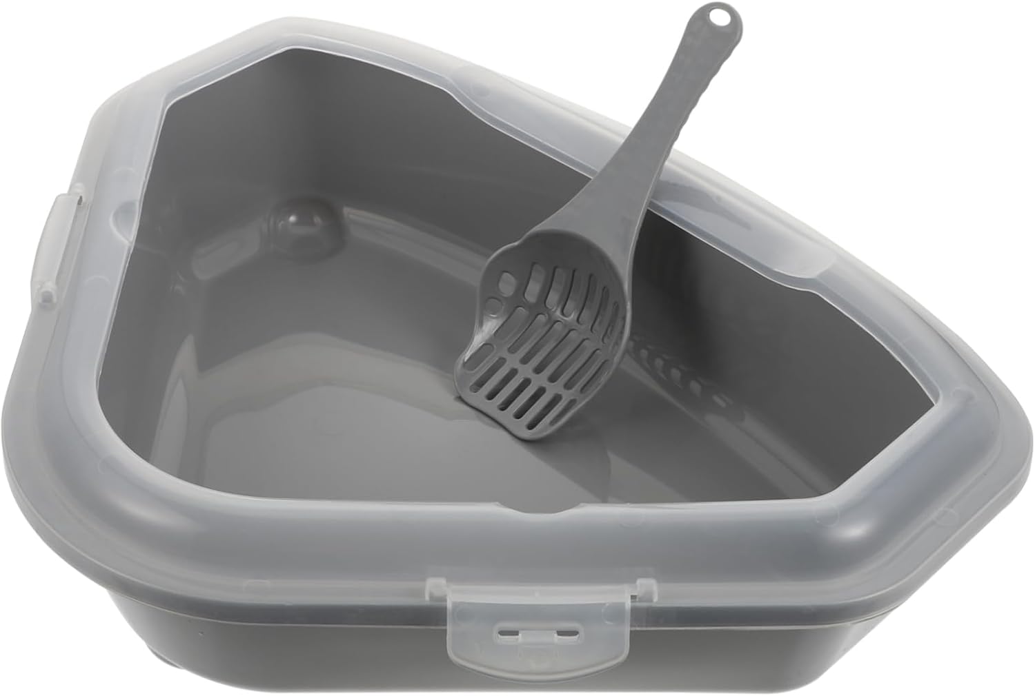 Large Cat Litter Box Splash Detachable Toilet for Cats Easy Cleaning Extra Large for Comfort and for Indoor Use