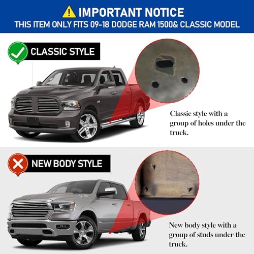 Estribos ovalados para Ram 1500 Quad Cab 2009-2018 miniatura 5