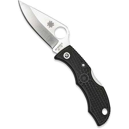 Amazon スパイダルコ Spyderco ドラゴンフライ2 Vg 10 ブラック 直刃 C28pbk2 Spyderco スパイダルコ フォールディングナイフ