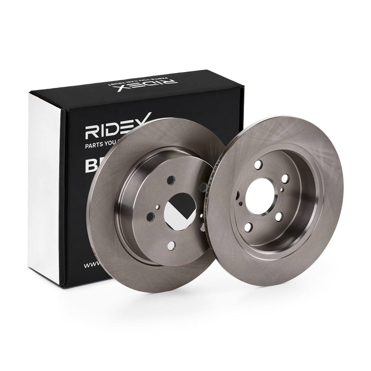 RIDEX 82B3374 2x Disco freno Posteriore Compatibilità con TOYOTA C-HR AX10