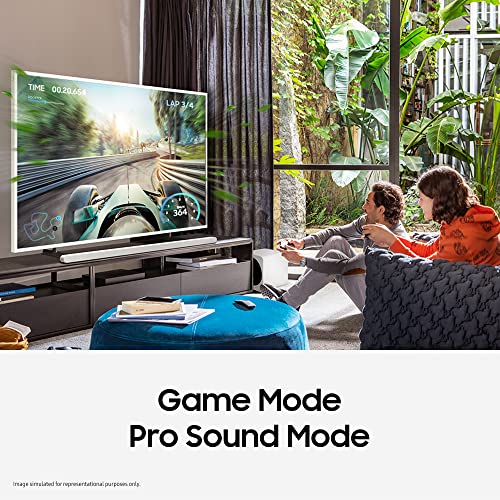 Image of Samsung Q-Symphony Soundbar (HW-Q600B /XL), USB, Bluetooth with 3.1.2 Channel, Wireless Subwoofer, and 2 Up-Firing Speakers, Dolby Atmos Music (Black)