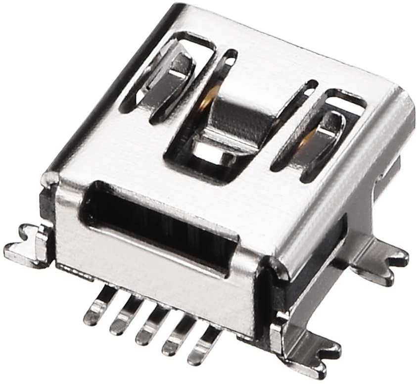 100Pcs USB Tipo B Standard Micro Port Femmina Spina Di Saldatura 5 Pin SMD SMT Jack Connettore Presa - Foto 2