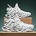 GSIGUL Running Shoes for Men Blade Fashion Sneakers Lightweight Athletic Gym Tennis Walking Casual Shoes White Size 11