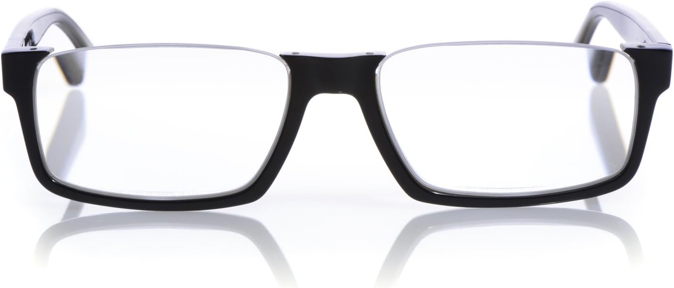 eyebobs Size Matters Unisex Premium Reading Glasses for Men and Women | Half Rim Eye Glasses