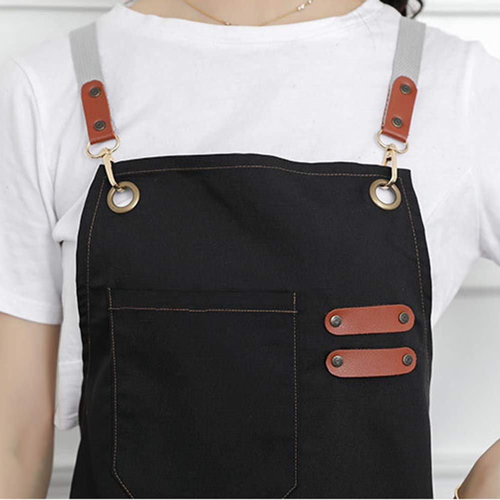 Delantal Camarero Peluqueria Chef Ajustables Delantal Cocina Hornear Jardín Barbacoa