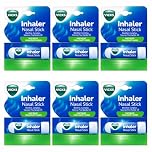 Vicks Special Vapor Inhaler Fast Acting decongestant Stick for Blocked Nose Relief 0.5ml X Pack of 6