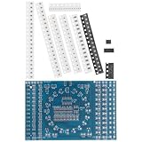 COOLHIYA Löt Übungsset mit 125 Elektronischen Bauteilen und 274 Lötstellen Pcb Material 1 Satz für Verbessern von Lötfähigkeiten und Löten Lernen