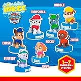 INKEE Surprise Paw Patrol - Badebombe Kinder mit Überraschung, Badekugel 80g mit Paw Patrol Figuren Kinder Stempel, Cola-Gummi Duft, Schaum-Effekt
