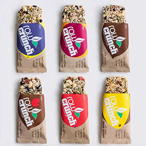 image for Raw Crunch Bars - Organic Goji Berry - Box 12 Bars, 1 Count