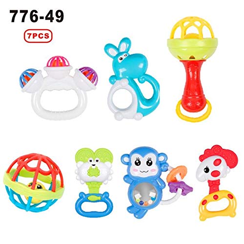 Buy Toyvala Rattles for Little Babies, 7 Cute Toys for Toddlers, Baby