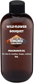 Wild Flower Bouquet Fragrance Oil (Our Version of The Brand Name) (8 oz Bottle) for Candle Making, Soap Making, Tart Making, Room Sprays, Lotions, Car Fresheners, Laundry Detergent,Fabric Softener