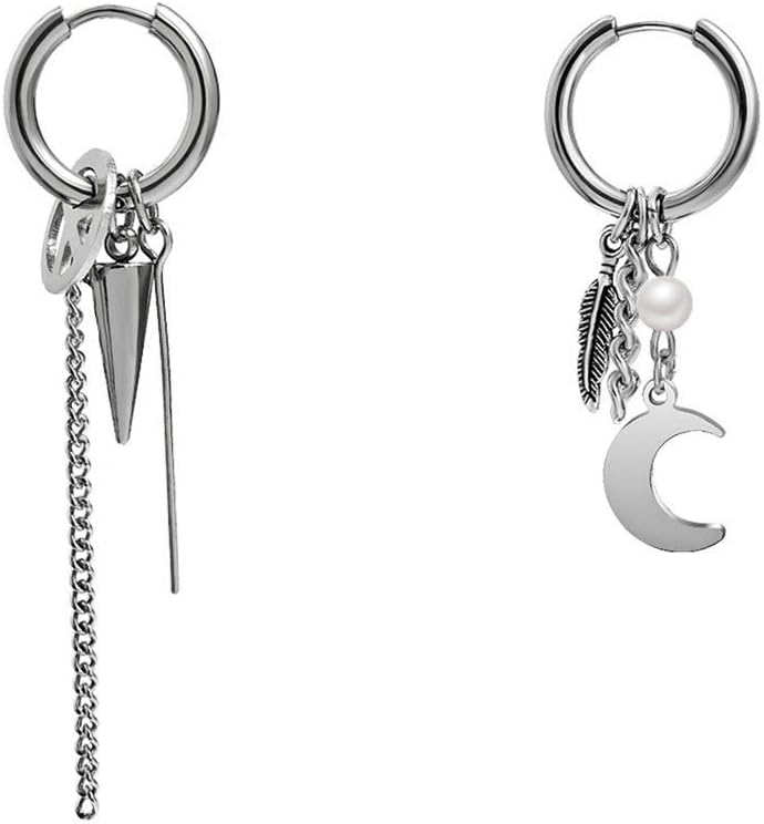 MshionUnisex Stud Earrings 1 Pair with 1 Nice Jewelry Box