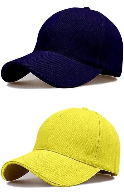 Image of SELLORIA Acrylic Brand A Combo Pack Of 2 Stylish Sport Inspire + Baseball.Cap For Men Baseball Caps Plain Adjustable Mens And Womens Casual Formal Cap (Pack Of 2)