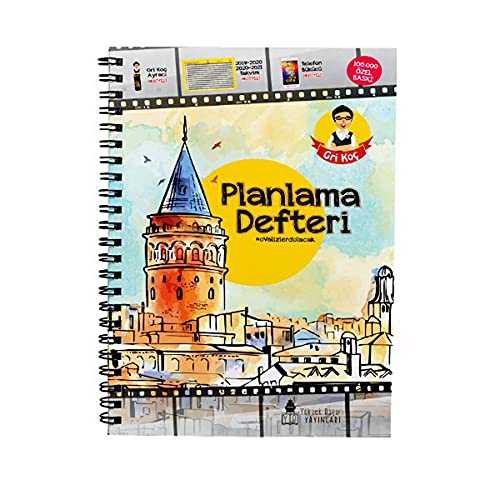 Gri Koç Planlama Defteri carnet d'étude pour mieux réviser vos examens