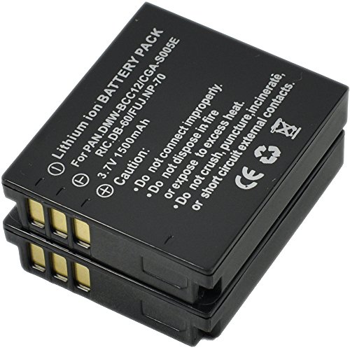 Kit DB-60 de dos baterías y cargador dual USB para solucionar falta de energía