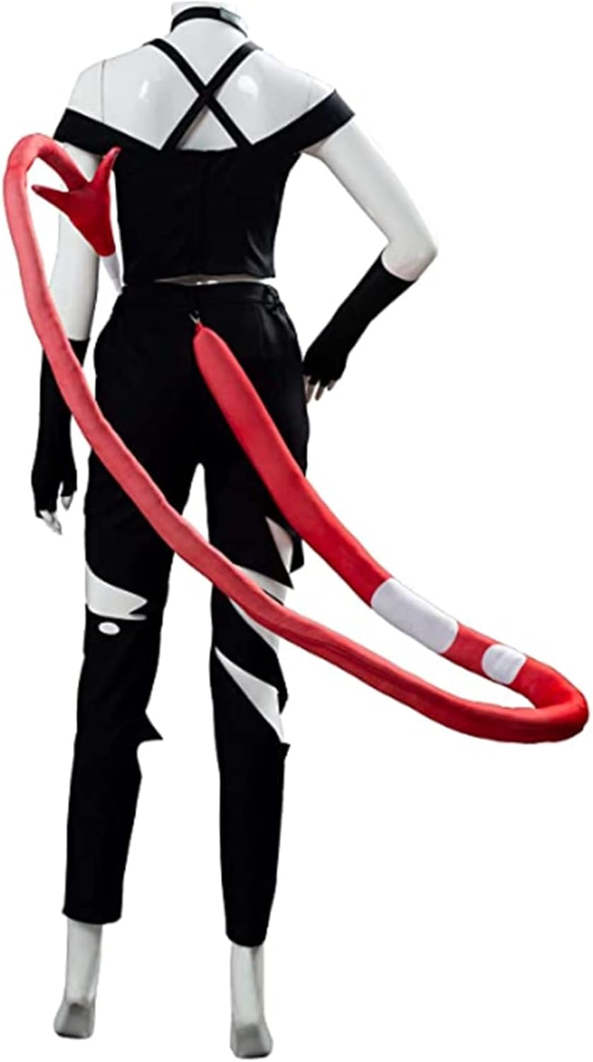 Miniatura 3 de EROOLU Hazbin Hotel Alastor - Chaqueta de disfraz unisex, traje de uniforme para cosplay, juego completo de regalos de Halloween