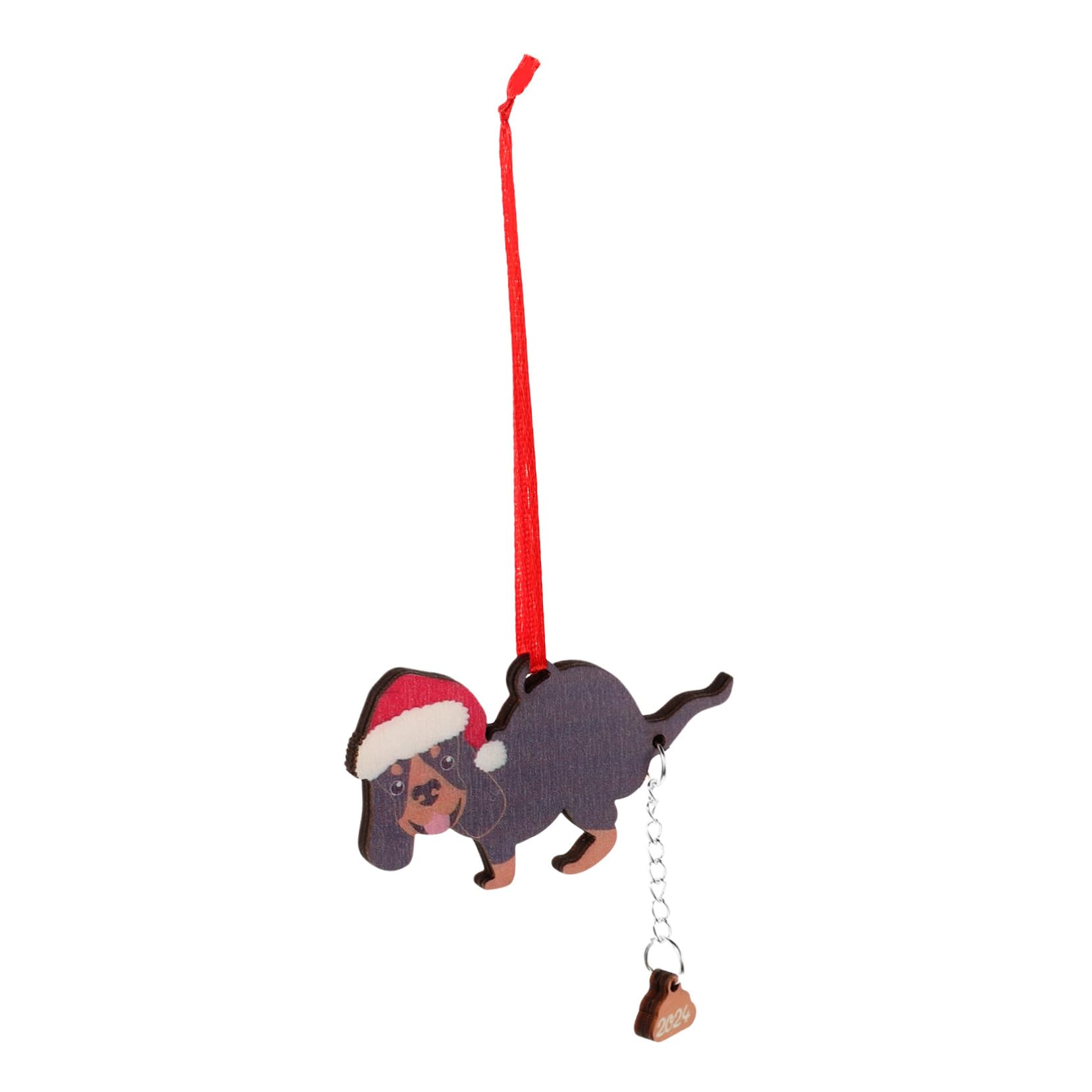 BUGUUYO Adornos para Árbol De Navidad De Perro Caca Decoraciones De Madera Caprichosas Amantes De Las Mascotas Amigos Ideal para Decoración Festiva En Interiores Y Exteriores