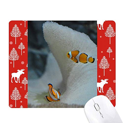 Tapis de souris élan de Noël en bois, une idée cadeau nature idéale