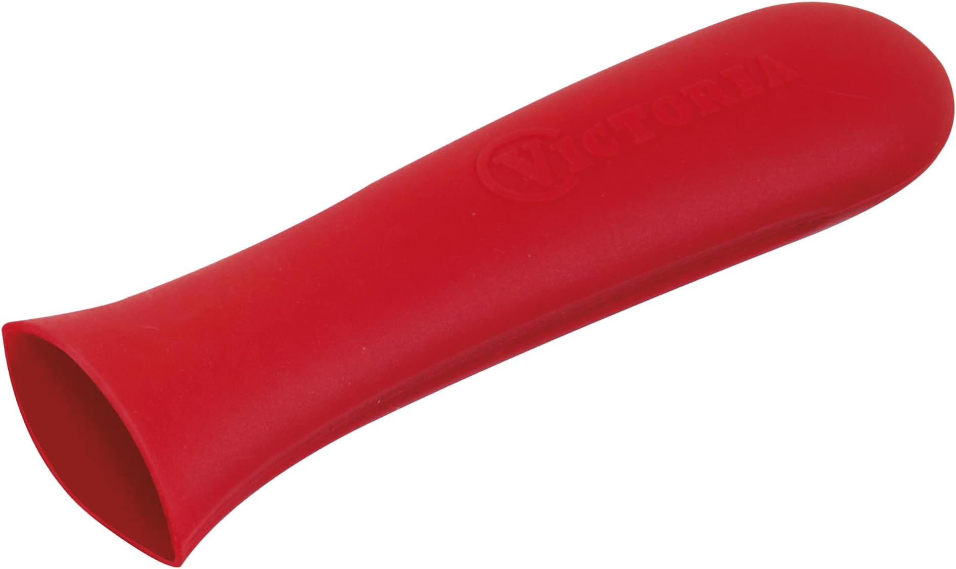 Premium Silicone Handle Holder – Large Size Heat-Resistant Handle Grip for Cast Iron Skillets (10"–12"), Red, Slip-Resistant Design, Oven-Safe up to 450°F