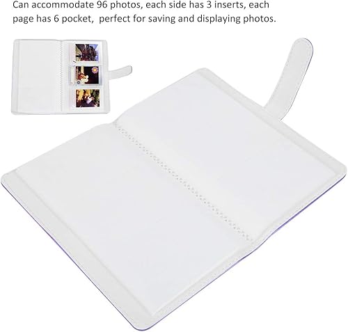 Miniatura 7 de Álbum de fotos de 3 pulgadas 96 bolsillos de poliuretano universal mini álbum de fotos familiar para mini 11897S 257090 cámara instantánea