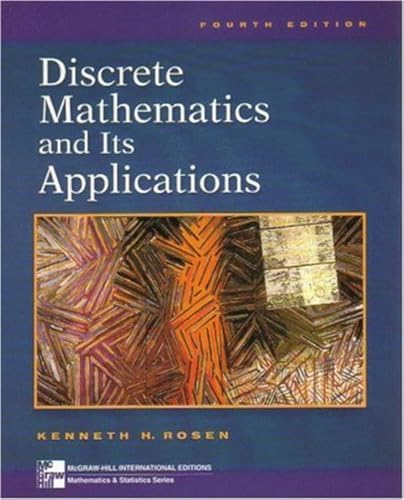 Buy Discrete Mathematics and Its Applications (McGraw-Hill ...