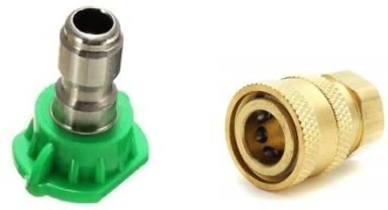 25 Degree Pressure Washer Spray Nozzle Tip with Quick Release Connector, High Pressure Washer Spray Gun Nozzle, Brass Quick Connect Fitting for Car Wash, Patio, Driveway & Outdoor Cleaning-image-33