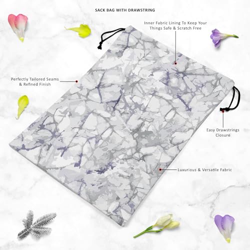 Image of ArtzFolio Bright Monochrome | Reusable Sack Bag | Bag for Gym, Storage, Vegetable & Travel