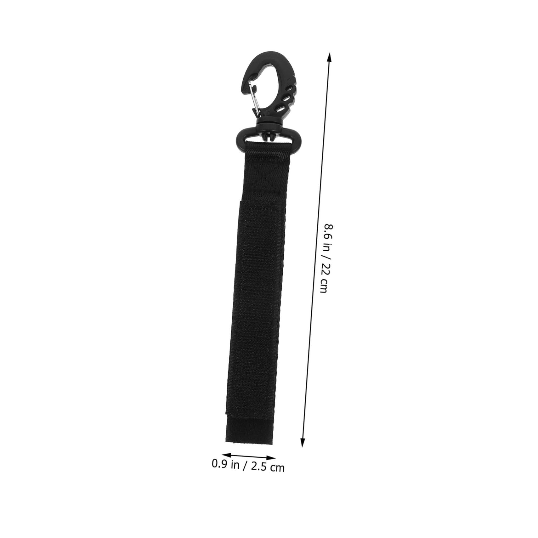 ibasenice Ocean Cordage Fixé Crochet pour Voilier Cordon D'amortisseurs De Quai Bateau Extérieur Crochet De Cravate De Bateau Crochet pour Yacht Amarrage Nylon Black