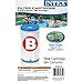 Intex 29005E Swimming Pool Filter Cartridge, Type B 6 Pack