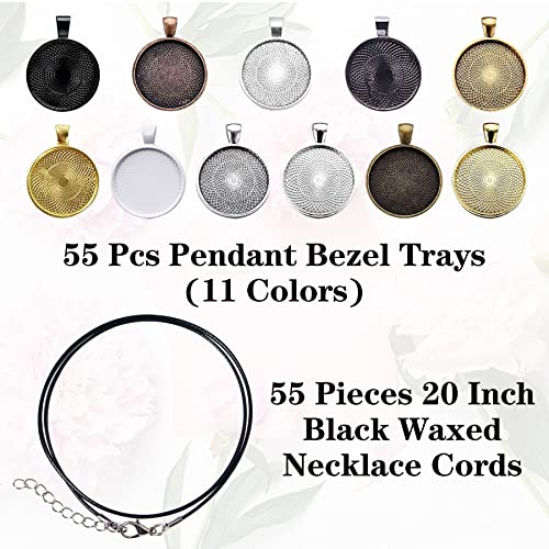50% Off 110Pcs Alloy Pendant Trays for DIY Jewelry Making - Image 3