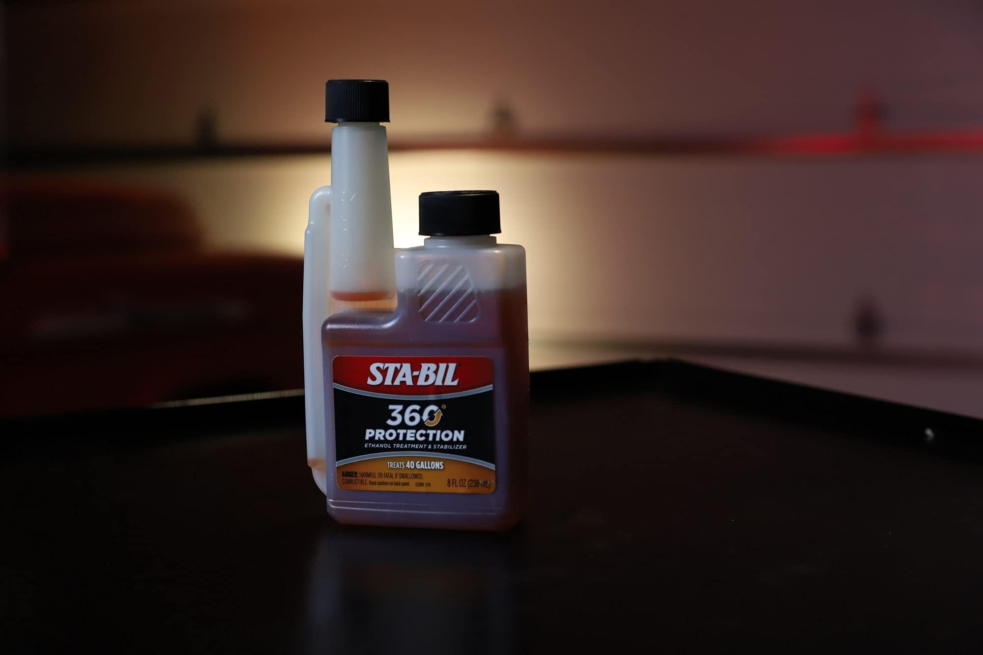 STA-BIL 360 Protection Ethanol Treatment & Fuel Stabilizer - Full Fuel System Cleaner - Fuel Injector Cleaner - Increases Fuel Mileage - Protects Fuel System - Treats 40 Gallons - 8 Fl. Oz. (22288)