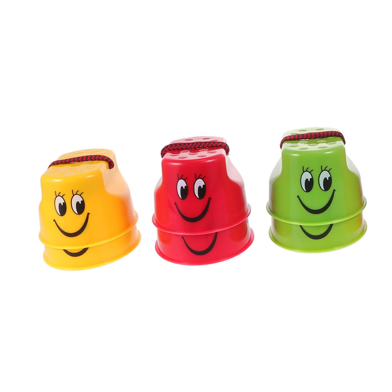 Hemoton 3pairs Balancing Stilts for Boys and Girls Lightweight Walking Toys for Outdoor Fun for Coordination and Balance Training Random Colors