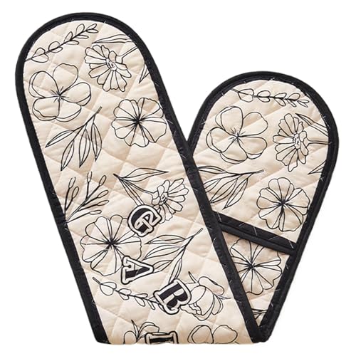 Guantes de cocción resistentes al calor-guantes a la parrilla de longitud extendida con forro de algodón, textura antideslizante | Accesorios para barbacoa para fumadores, fogón, estufa, freír, us