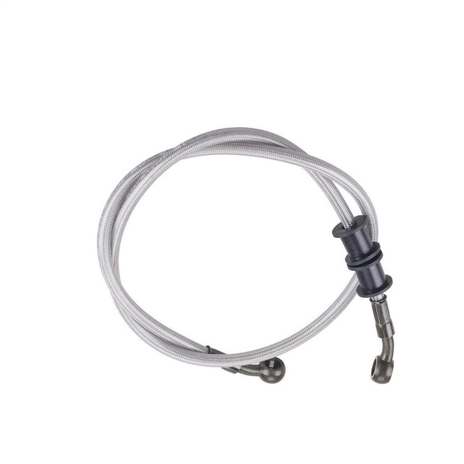 Motorbike Part Motorcycle Braided Steel Brake Clutch Hose Pipe Line 100mm~5000mm 28 Degrees Inner Diameter 10mm Oil(1600mm)
