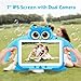 Kids Tablet 7 IN 32GB Tablet for Kids 3-7 Pre-installed with Children Software Many Offline Content Parents Control, Toddler Tablets with Youtube WiFi Dual Camera, Tablets for Toddlers Gifts Ages 3-12