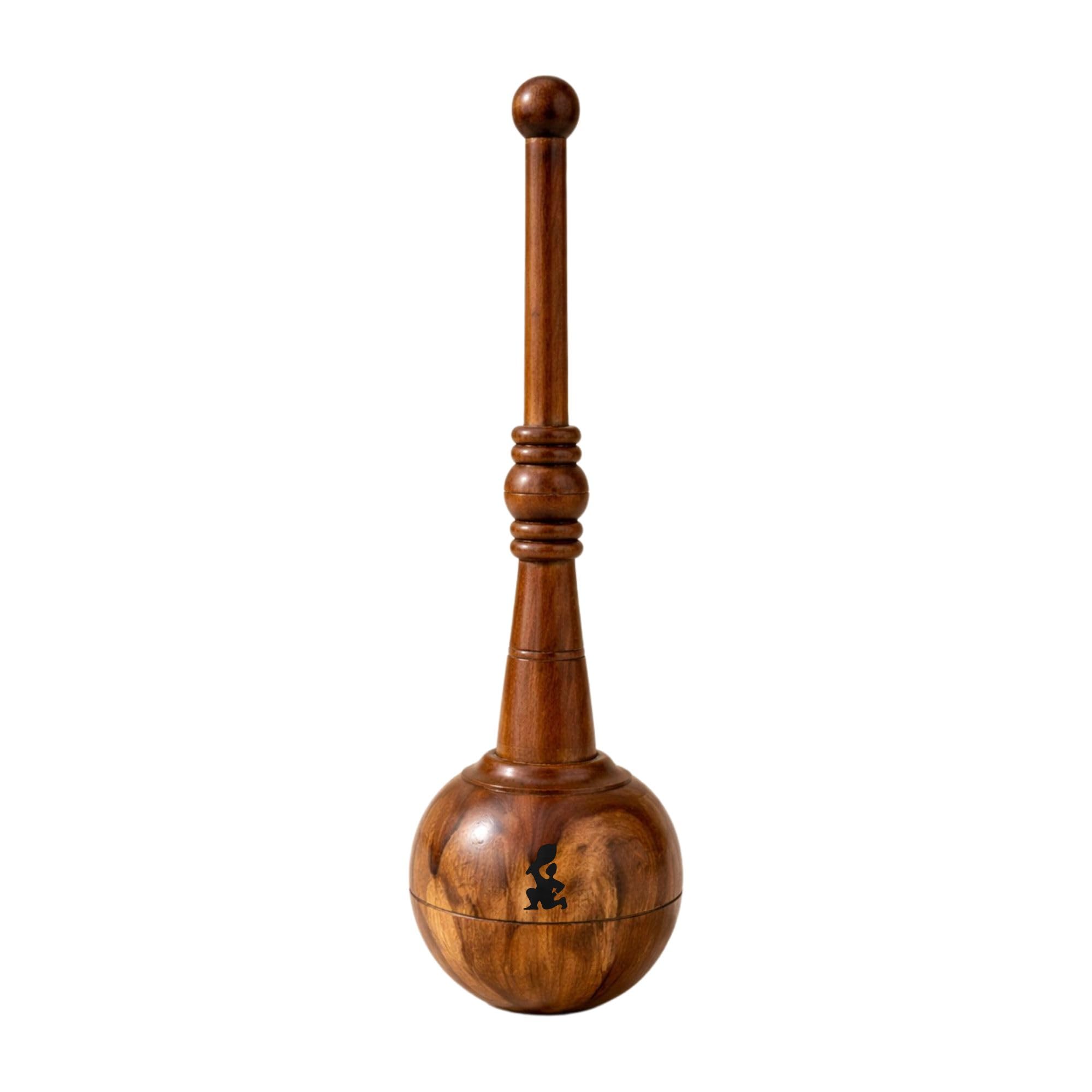 Hanuman Gada by The Great Indian Workout | Strength Training Equipment for Home Exercise | Wooden Mace (8.0, Kilograms)-picture-28