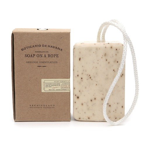 Boticario de Havana Soap on a Rope, Coffee, Orange Blossom & Bergamot 5.2 oz