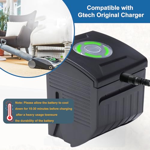 103A022 Battery Replacement Compatible with Gtech AirRam MK2 K9, AirRam K9 Cordless Vacuum Cleaner also for Bissell 132A0002 103A105 Sweeper and Vacuum Cleaner Battery - Image 3