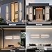 TODOLUZ 2-Pack 60-Inch LED Long Outdoor Wall Light Fixture, 42W IP65 Waterproof Exterior Linear Wall Mount Lighting, 5 Color Temperature Mode (3000K/3500K/4500K/5000K/6000K)