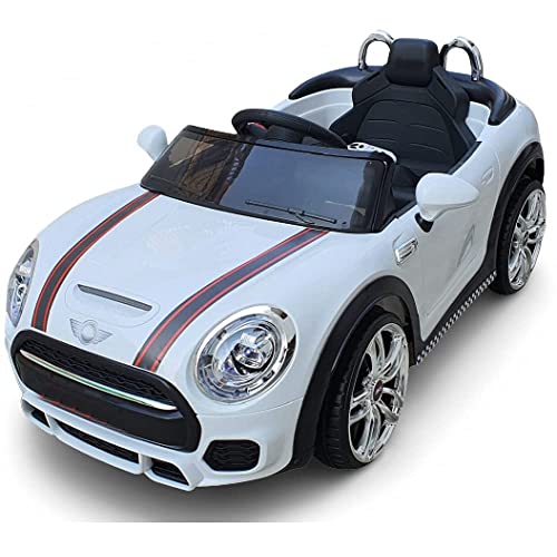 See full amazon price history chart for SRECAP Mini Coper Electric Ride on Car for Kids with Rechargeable 12V Battery, Music, Lights and Swing. (White) SRECAP Mini Coper Electric Ride on Car for Kids with Rechargeable 12V Battery, Music, Lights and Swing. (White) (B08FJ5YXS8) Amazon Price History, Amazon Price Tracker