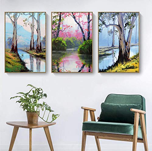 Toile paysage forêt automne pour raviver un mur blanc triste 40x60