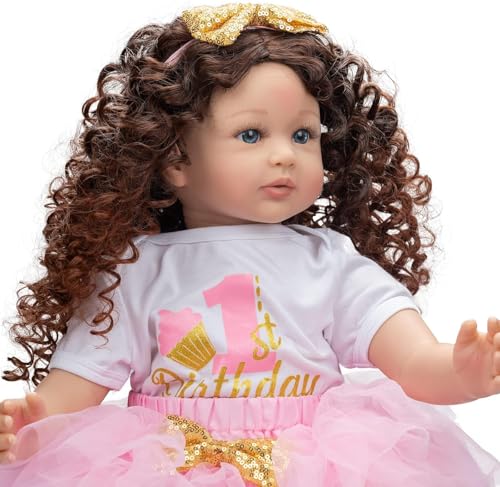 Muñeca Reborn Realista para Niños de 24 Pulgadas miniatura 3