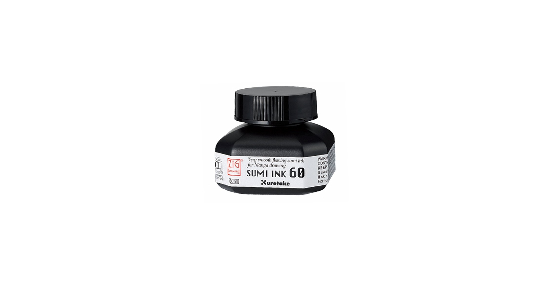 Amazon.com : Kuretake Zig Cartoonist Sumi Ink 60ml Bottle